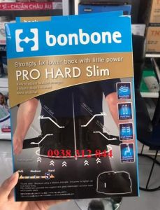 Pro Hard Slim Bonbone Đai lưng hỗ trợ cột sống, thoát vị đĩa đệm