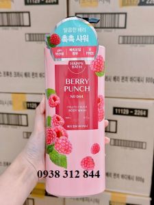 Sữa tắm Happy Bath Fruits Crush Body Wash 900g Hàn Quốc